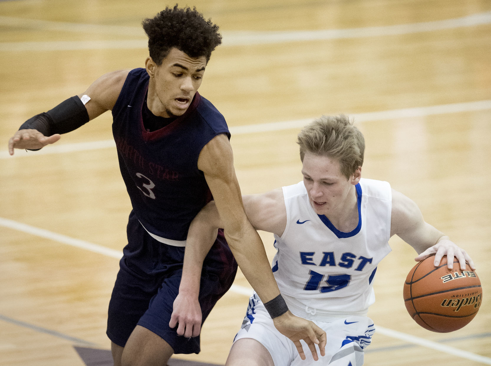 North Star vs. Lincoln East, HAC boys final, 12/30/17